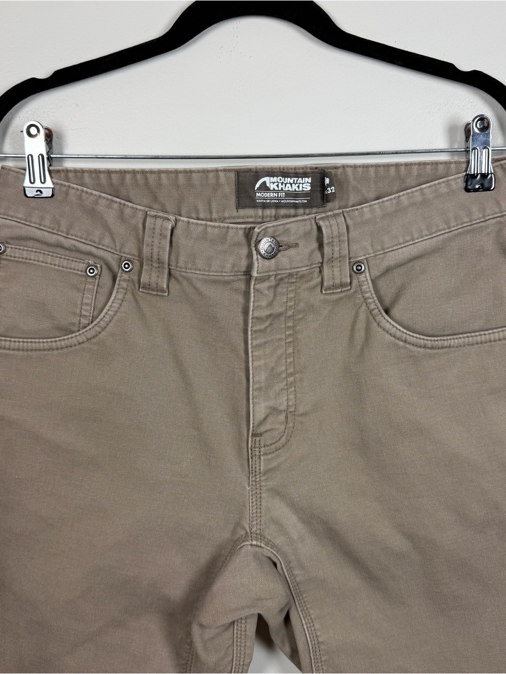 Mountain Khakis Men's Mitchell Pant Modern Fit Tan Brown Gorpcore Size 31x32 - Picture 4 of 12